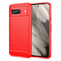 Pikkukuva 1 / 8: SKALO Google Pixel 8 Armor Carbon Iskunkestävä TPU suojakuori - Valitse väri Red