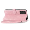 Miniatyrbillede 4 af 7: SKALO Samsung A14 4G/5G Big Wallet Flower Pungetaske - Pink Pink