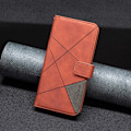 Miniatyrbillede 4 af 7: iPhone 15 Pro Max BINFEN COLOR Præget Flip Cover - Brun Brown
