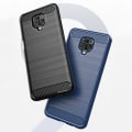 Pikkukuva 3 / 6: Stöttåligt Armor Carbon TPU-skal Xiaomi Redmi Note 9 Pro Black