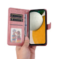 Miniatyrbillede 5 af 9: SKALO Samsung A15 5G PU-læder Pungetui - Vælg farve Pink