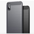 Miniatyrbillede 6 af 6: SKALO Xiaomi Redmi 9A Armor Carbon Stødsikker TPU-cover - Vælg farve Red
