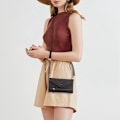 Miniatyrbillede 5 af 10: SKALO Samsung S24 Ultra Evelope Clutch 8-RUM - Sort Black