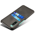 Pikkukuva 3 / 4: SKALO Sony Xperia 10 IV PU-nahkainen Korttikotelo - Musta Black