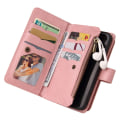 Pikkukuva 6 / 11: SKALO Google Pixel 8 Big Wallet 17-lokeroa Lompakkokotelo - Pinkki Pink