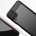 Miniatyrbild 5 av 6: SKALO Samsung A12 Armor Carbon Stöttåligt TPU-skal - Fler färger Blå