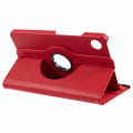 Miniatyrbillede 7 af 11: SKALO Samsung Tab A9 360 Litchi Flip Cover - Rød Red