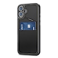 Pikkukuva 2 / 11: DUX DUCIS iPhone 16 Plus Rafi II Series Suojakuori jossa on Korttipidike - Musta Black