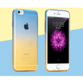 Miniatyrbild 6 av 9: Gradient färgade Silikon TPU-Skal till iPhone 6/6S - Olika färger MultiColor Grön/Gul