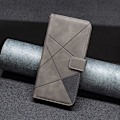 Pikkukuva 4 / 7: iPhone 15 Pro Max BINFEN COLOR Kohokuvioitu Lompakkokotelo - Harmaa Grey