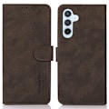 Miniatyrbillede 1 af 8: SKALO Samsung S24 FE KHAZNEH Pungetui i PU-læder - Brun Brown