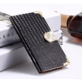 Miniatyrbild 2 av 3: Plånboksfodral Croco Bling Samsung S5 - fler färger Vit
