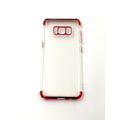 Miniatyrbillede 6 af 9: Extra tåligt design TPU | färgade kanter Samsung S8+ Silver