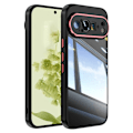 Miniatyrbillede 1 af 6: Google Pixel 9 Pro XL SKALO Silky Touch TPU + Akryl-metalknapper Cover - Sort Black