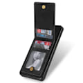 Miniatyrbillede 2 af 6: SKALO Samsung S23 Plus PU-læder Kortholder Cover - Sort Black