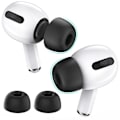 Miniatyrbillede 1 af 6: AHASTYLE AirPods Pro 1/2 Ørepropper med Memory Foam Sort - Medium Black