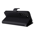 Miniatyrbillede 7 af 10: SKALO Samsung S22+ Magnetisk cover/tegnebog "2 i 1" - Sort - Vælg farve Black