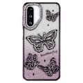 Miniatyrbild 3 av 6: SKALO Samsung A26 5G Butterfly Rhinestones Skal - Lila Lila