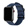 Pikkukuva 2 / 8: SKALO Nato-ranneke Nylon Apple Watch Series 4-6 40mm - Valitse väri Blue