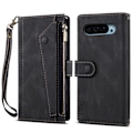 Miniatyrbillede 1 af 9: SKALO Google Pixel 9/9 Pro ESEBLE Big Wallet Pungetui - Sort Black