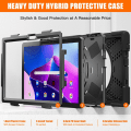 Miniatyrbild 4 av 11: SKALO Lenovo Tab M10 (Gen 3) Extra Stöttåligt Armor Shockproof Skal - Svart Svart