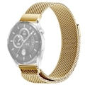 Miniatyrbillede 2 af 2: SKALO Milanese Loop til Huawei Watch 3/3 Pro - Vælg farve Gold