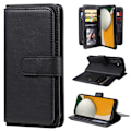 Miniatyrbillede 1 af 10: SKALO Samsung A15 5G 10-RUM Flip Cover - Sort Black