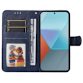Miniatyrbillede 3 af 9: SKALO Xiaomi Redmi Note 13 Pro 5G PU-læder Pungetui - Vælg farve Blue