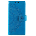 Miniatyrbillede 6 af 8: SKALO Samsung S22+ Mandala Flip Cover - Blå - Vælg farve Blue