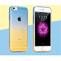 Pikkukuva 6 / 9: Gradient färgade Silikon TPU-Skal till iPhone 7/8 - Olika färger MultiColor Grön/Gul