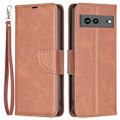 Miniatyrbillede 1 af 6: SKALO Google Pixel 7a Flip Cover m. pung i PU-læder - Brun Brown