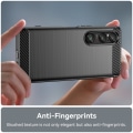 Miniatyrbild 6 av 9: SKALO Sony Xperia 1 VI Armor Carbon Stöttåligt TPU-skal - Fler färger Svart