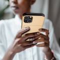 Miniatyrbillede 5 af 11: SKALO iPhone 14 Plus Armor Cover kortholder - Guld Gold