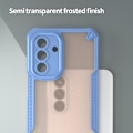 Pikkukuva 4 / 10: SKALO Samsung A26 5G Armor Hybrid Frosted Suojakuori - Sininen Blue