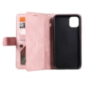 Miniatyrbillede 5 af 10: SKALO Samsung A22 5G Big Wallet Mocka Plånboksfodral - Rosa Pink