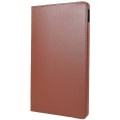 Pikkukuva 3 / 11: SKALO Lenovo Tab M10 Plus 10.6" (Gen 3) 360 Litchi Suojakotelo - Ruskea Brown