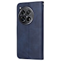 Pikkukuva 9 / 9: SKALO OnePlus 12R 5G PU-nahkainen Lompakkokotelo - Valitse väri Blue