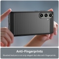 Miniatyrbild 6 av 9: SKALO Samsung S24+ Armor Carbon Stöttåligt TPU-skal - Fler färger Svart