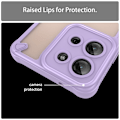 Pikkukuva 6 / 10: SKALO Motorola Moto G75 5G Armor Hybrid Frosted Suojakuori - Violetti Purple
