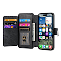 Miniatyrbillede 2 af 11: CASENEO iPhone 16 MW-02 Pungetui i PU-læder - Sort Black