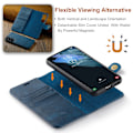 Pikkukuva 9 / 11: DG MING Samsung S24 2-in-1 magneetti lompakkokotelo - Sininen Blue