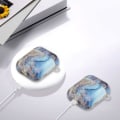 Pikkukuva 5 / 8: SKALO AirPods 1/2 Marmori TPU-suojakuori, jossa on karabiini - #3 Multicolor