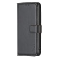 Pikkukuva 5 / 8: Motorola Moto G84 5G BINFEN COLOR Kohokuvioitu Lompakkokotelo - Musta Black