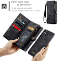 Miniatyrbillede 10 af 11: CaseMe Samsung A16 008 BIg Wallet 2in1 Magnet Flip Cover - Sort Black