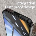 Miniatyrbillede 3 af 6: Google Pixel 9 Pro XL SKALO Silky Touch TPU + Akryl-metalknapper Cover - Sort Black