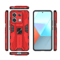 Miniatyrbild 4 av 6: SKALO Xiaomi Redmi Note 13 Pro 5G Armor Hybrid BIBERCAS Skal - Röd Röd