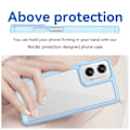 Miniatyrbillede 4 af 8: SKALO Motorola Moto G35 5G Farve Bumper Cover - Blå Blue