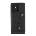 Pikkukuva 9 / 9: SKALO Xiaomi Redmi 10C PU-nahkainen Suojakuori Lompakolla - Musta Black