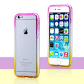 Miniatyrbillede 8 af 11: Gradient färgade Bumper till iPhone 6/6S - Olika färger MultiColor Lila/Gul
