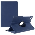 Pikkukuva 1 / 9: SKALO Samsung Tab A9+ 360 Litchi Suojakotelo - Tummansininen Dark blue